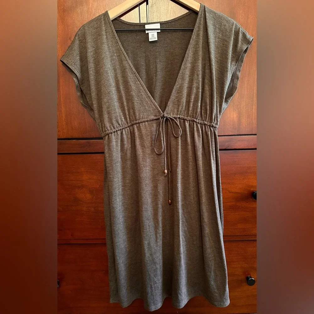 LADIES MOTHERHOOD MATERNITY VINTAGE BROWN COVER-UP - MEDIUM